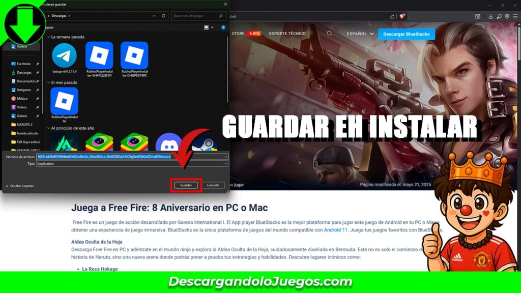 Descargar eh instalar bluestacks en tu Pc