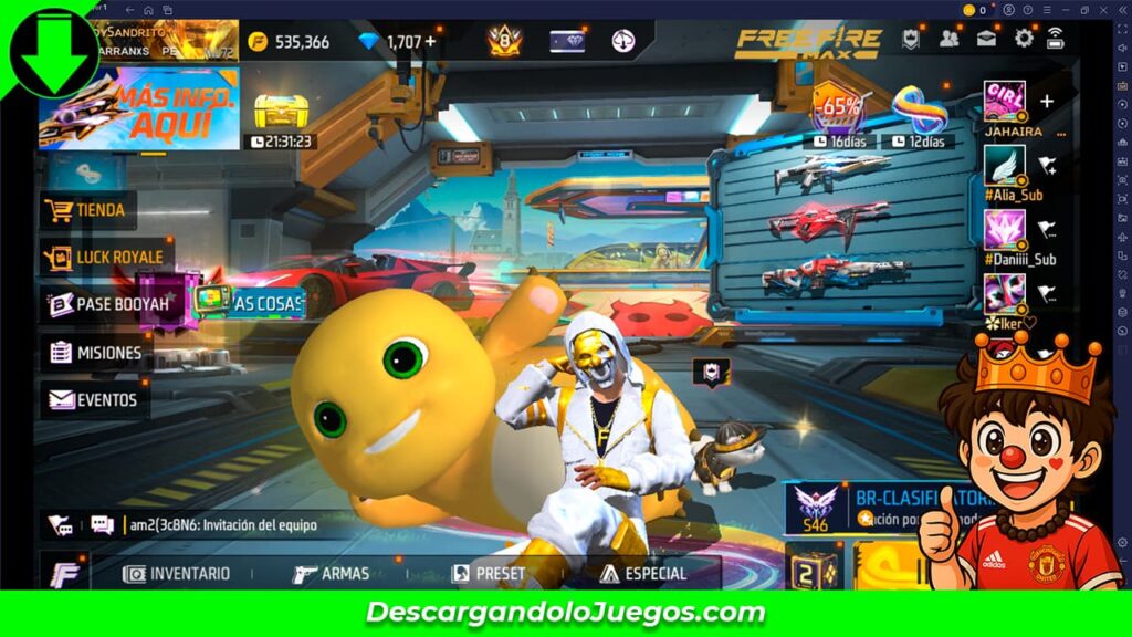 Vestíbulo Freefire Max