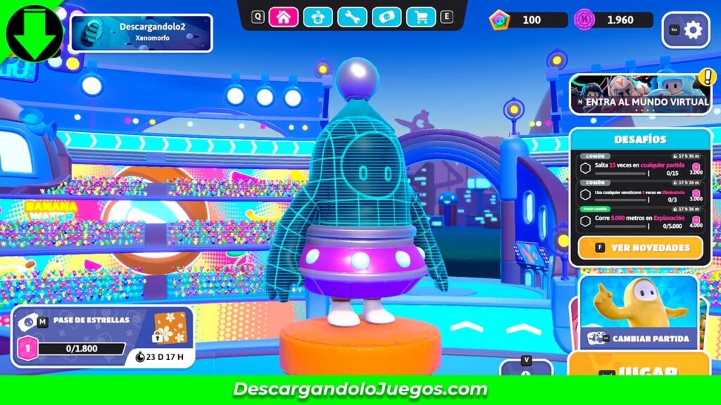 Juega Fall Guys en su última versión.