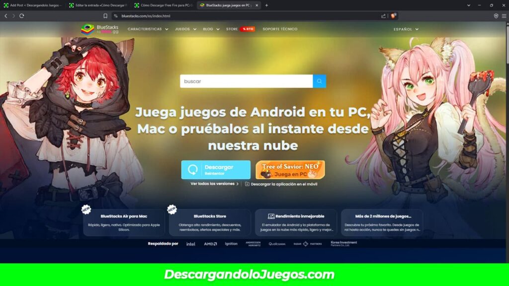 Descargar Bluestacks en PC