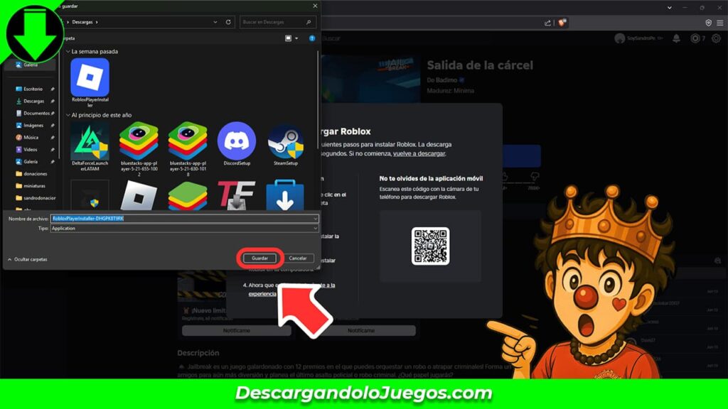 Descargar Roblox en PC.