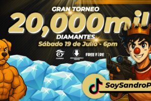 Gran torneo de Diamantes para Free Fire.