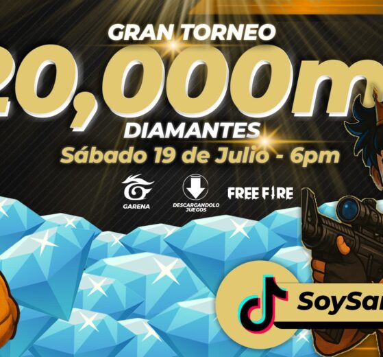Gran torneo de Diamantes para Free Fire.