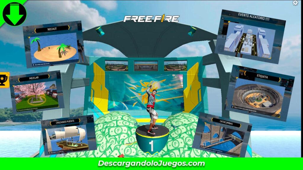 Mapa creativo con retos para jugar en grupo