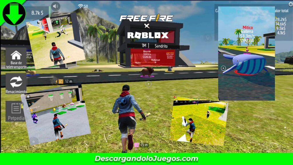 Códigos de mapas en FreeFire - Mapa tipo Roblox de robar mascotas
